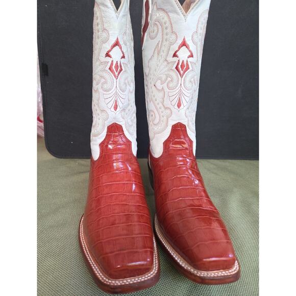 Boots Ferrini Italia D-Toe US Size 8D Made in Italy Western Style main image 12